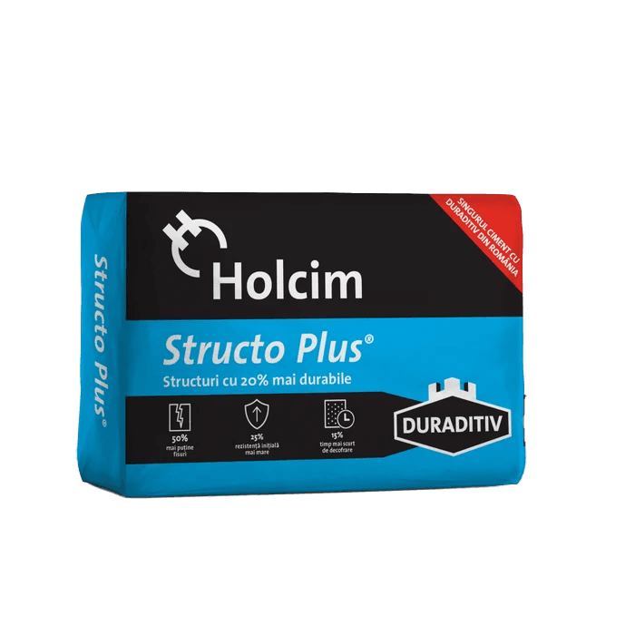 Ciment Structo Plus 42.5R cu Duraditiv